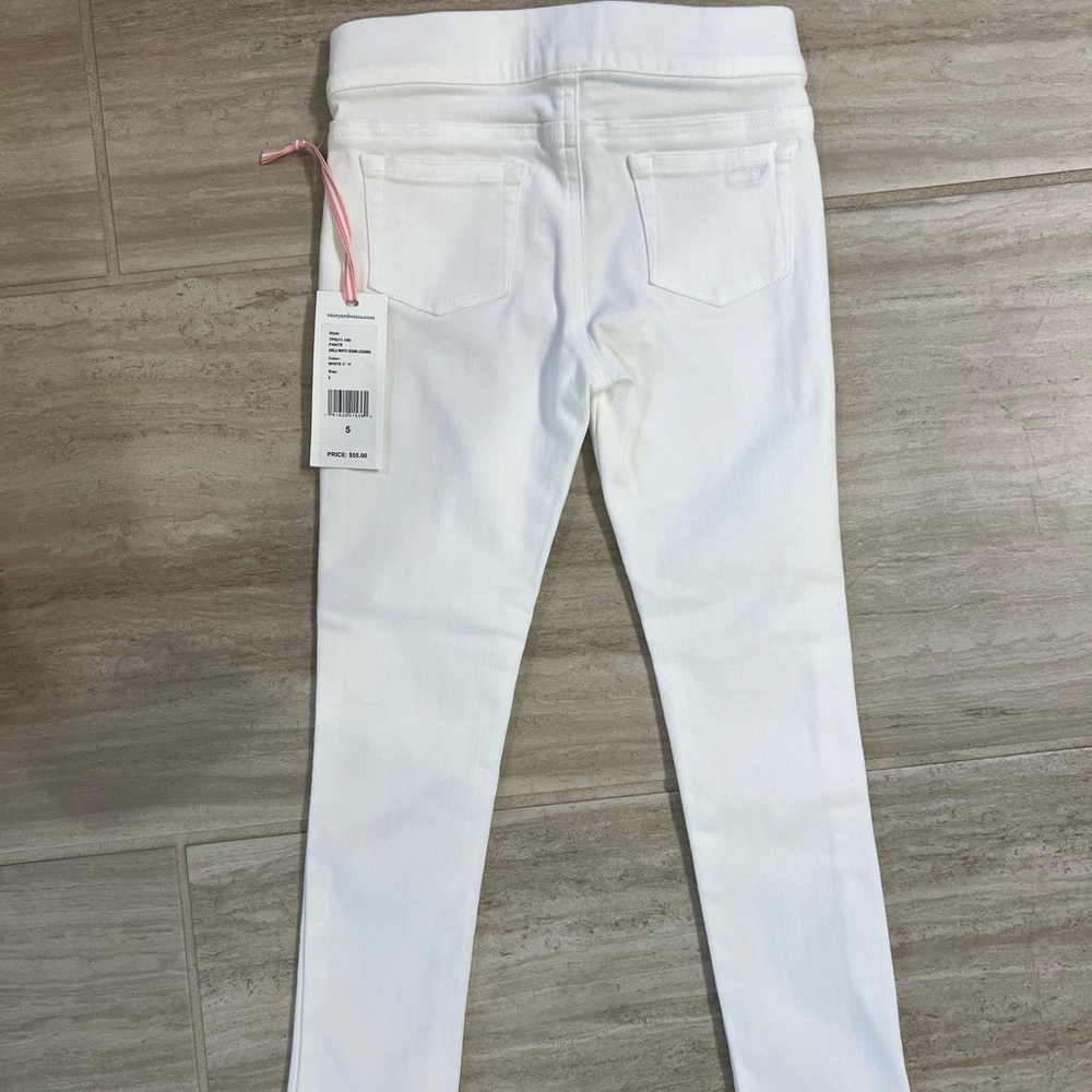 Vineyard Vines - Girls White Skinny Jeans